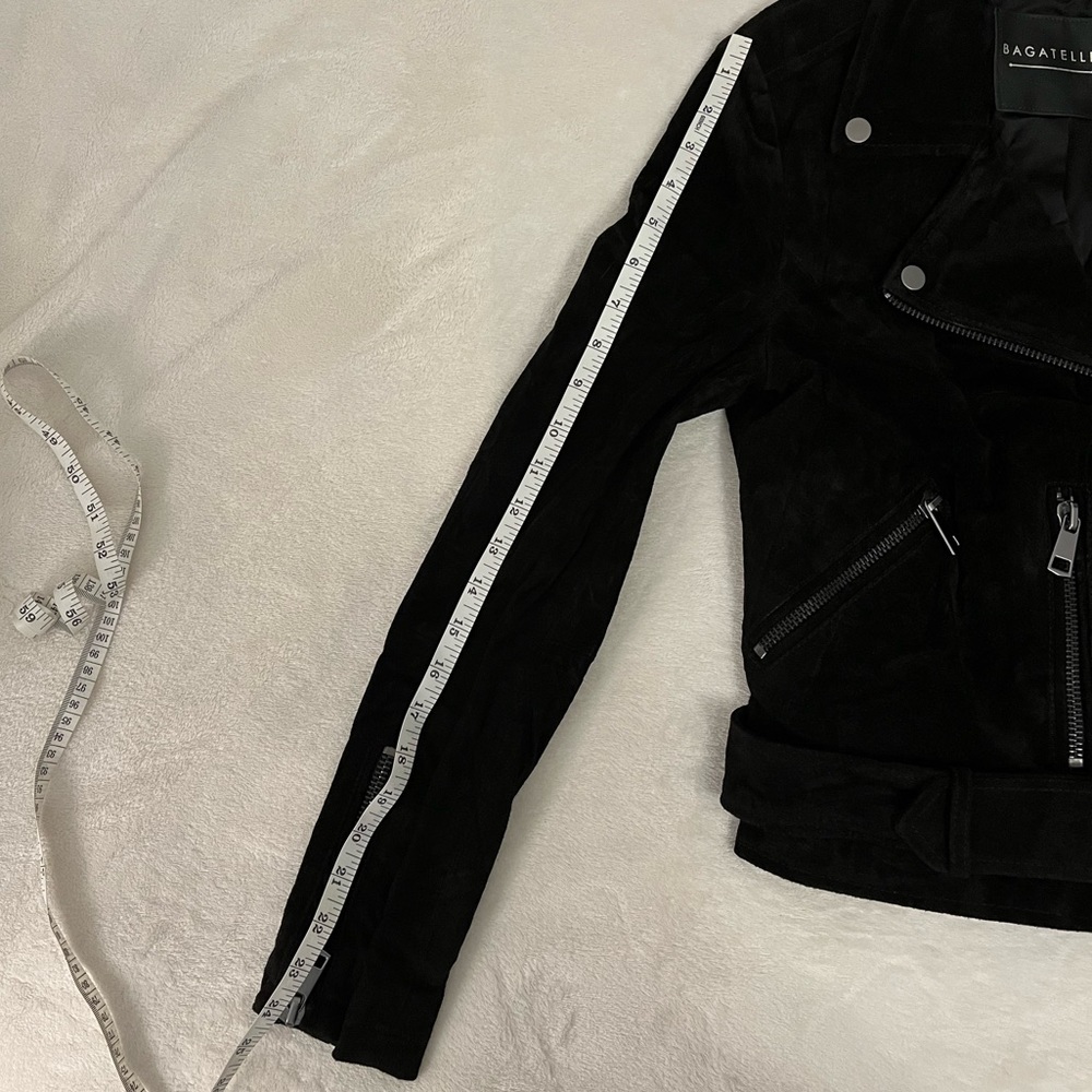 Black Suede Moro Jacket Bagatelle NYC - Picture 8 of 9